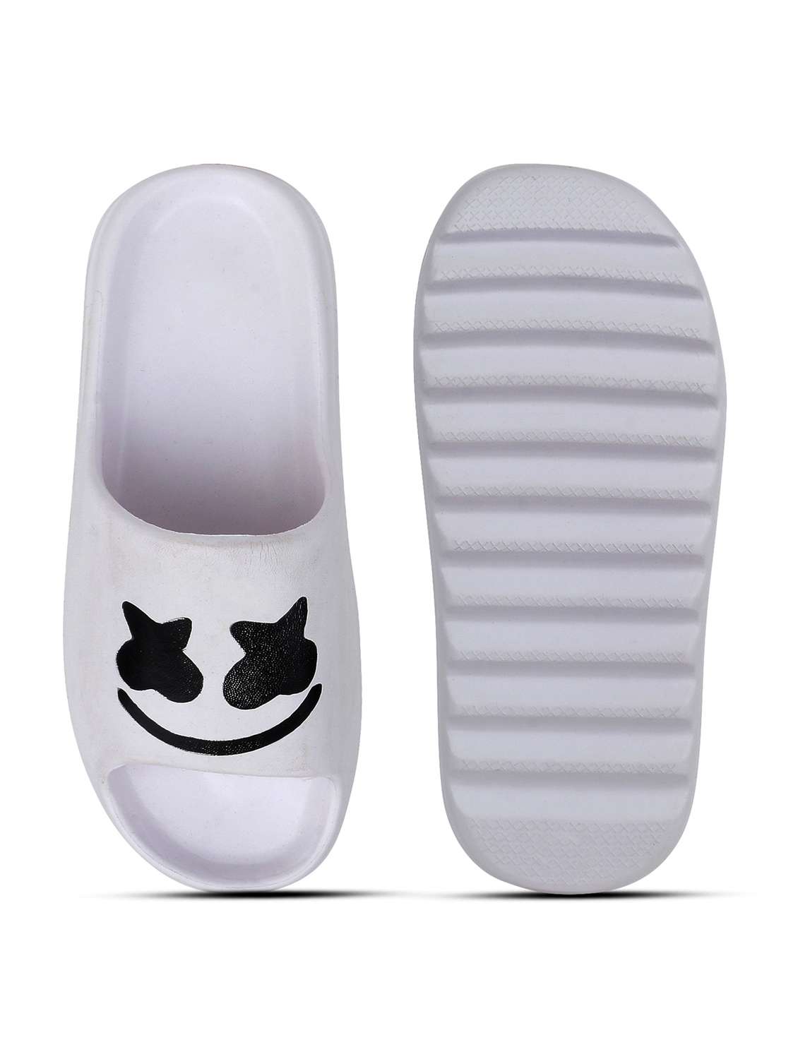 white eva slip on flip flops - 20240930 -  Standard Image - 3
