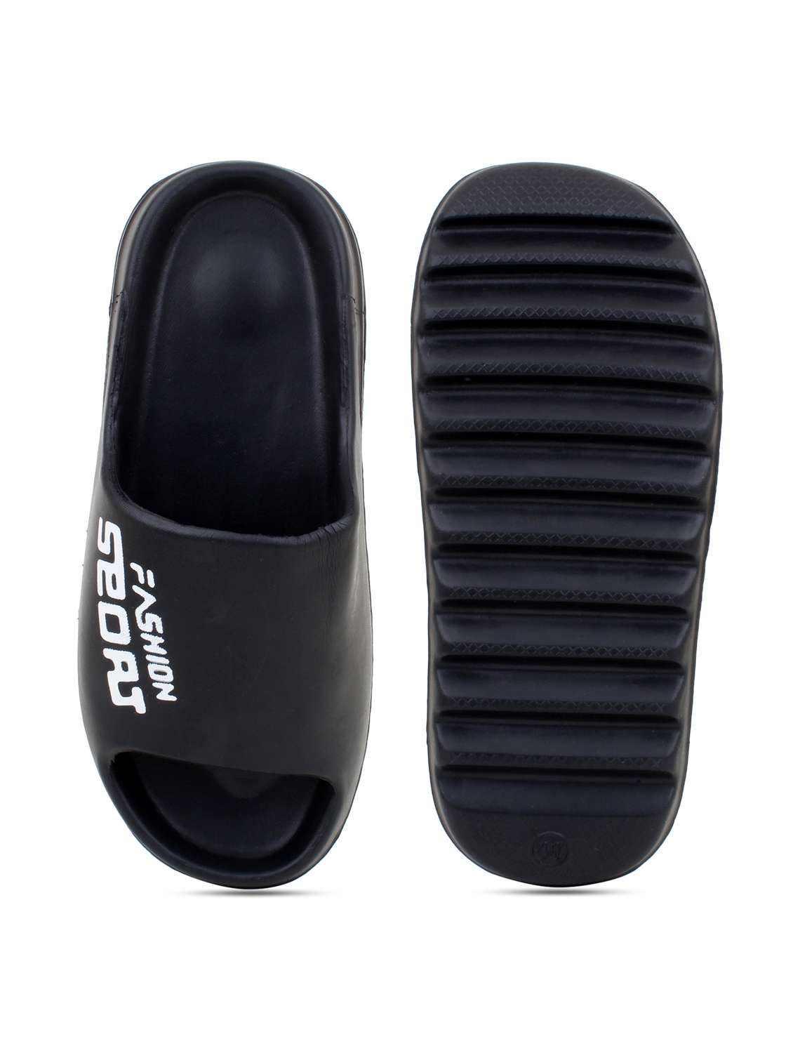 black eva slip on flip flops - 20240933 - Standard Image - 3