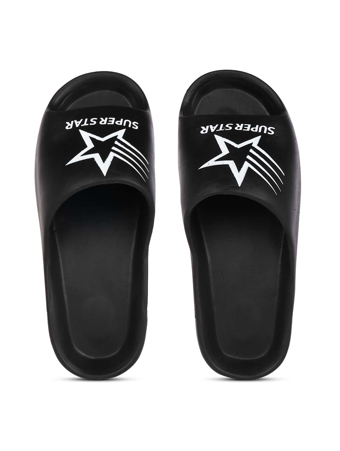black eva slip on flip flops - 20240939 -  Standard Image - 3
