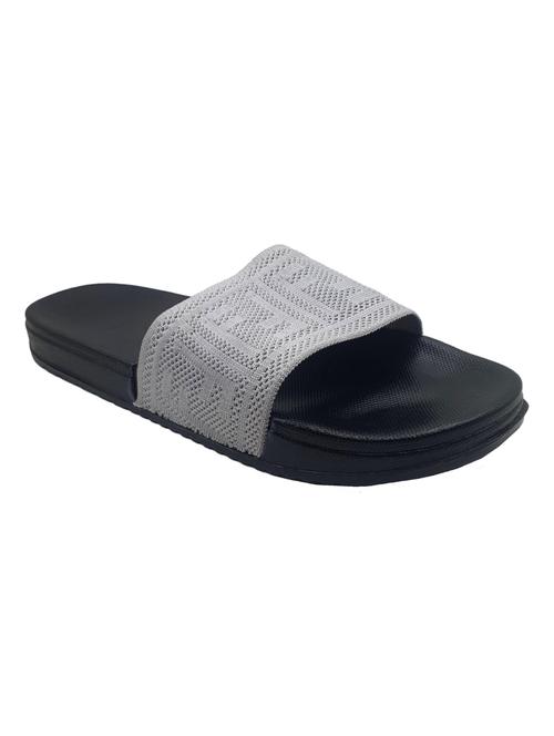 grey synthetic slip on flip flops - 20240941 -  Standard Image - 0