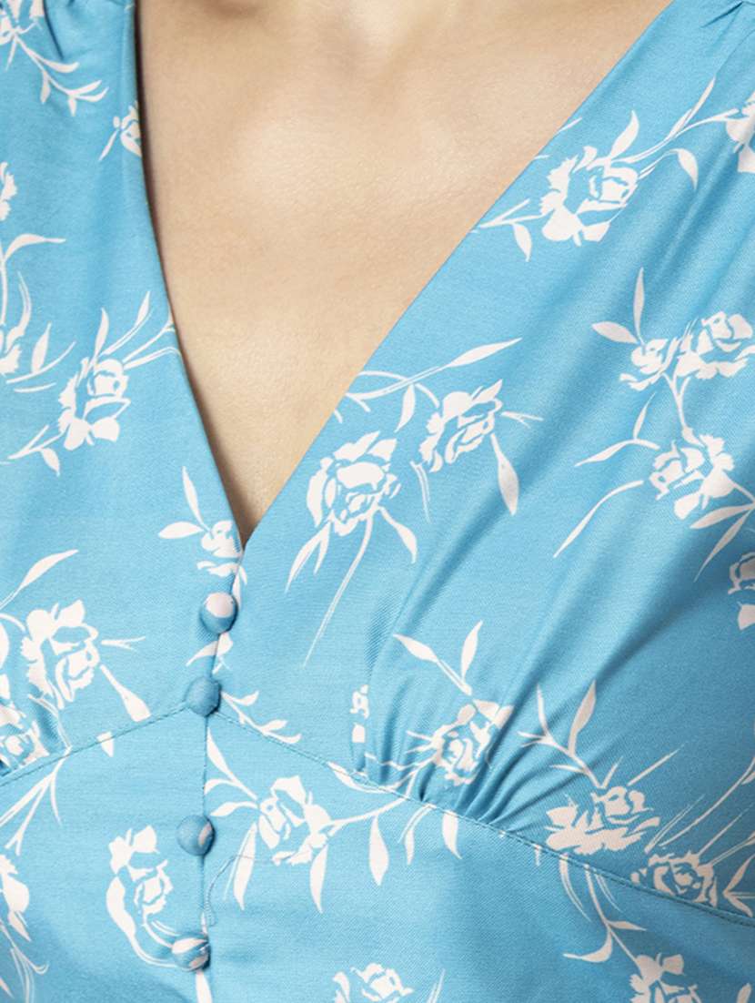 women's fit & flare floral dress - 20244383 -  Standard Image - 3