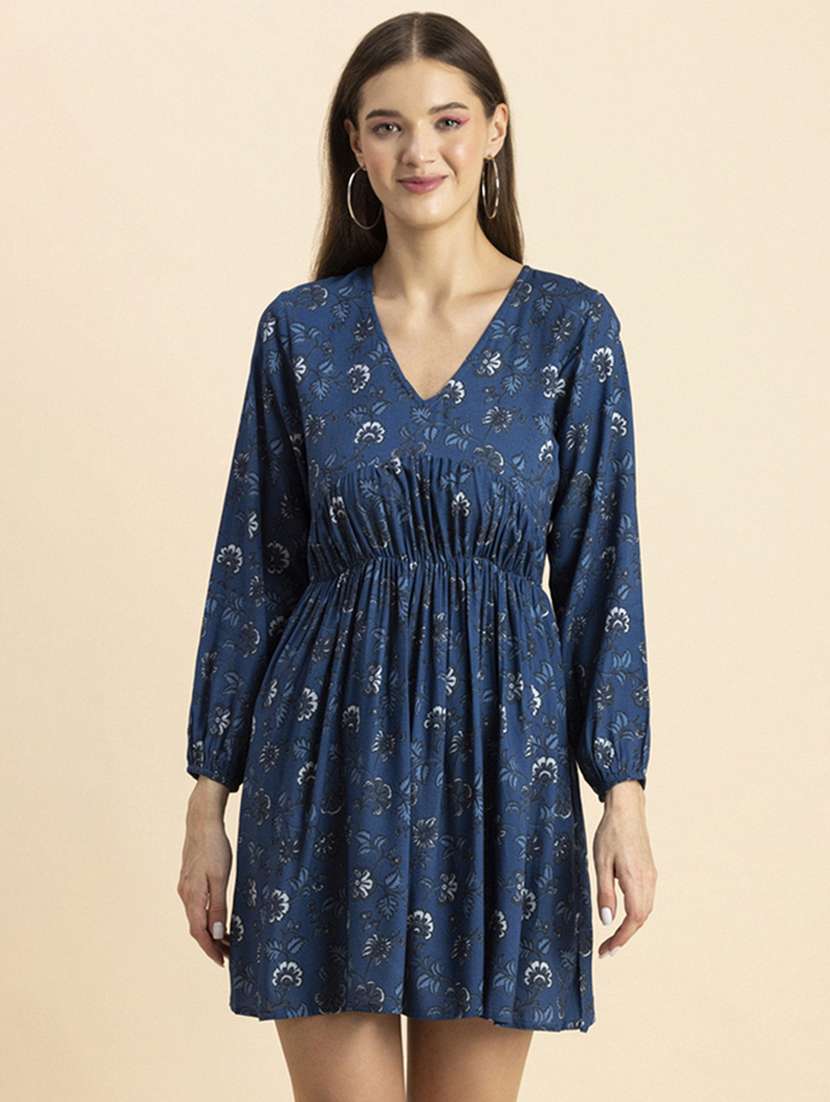 women's fit & flare floral dress - 20244435 -  Zoom Image - 0
