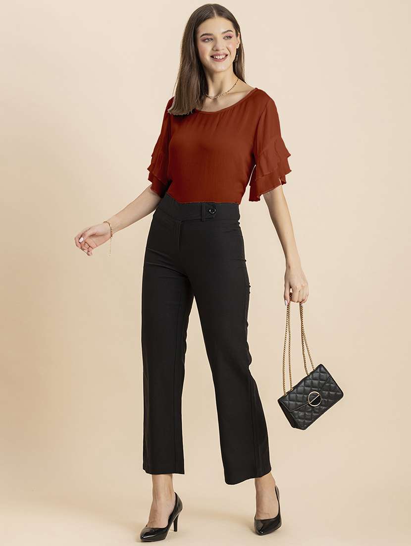 women's straight scoop neck top - 20244859 -  Standard Image - 3