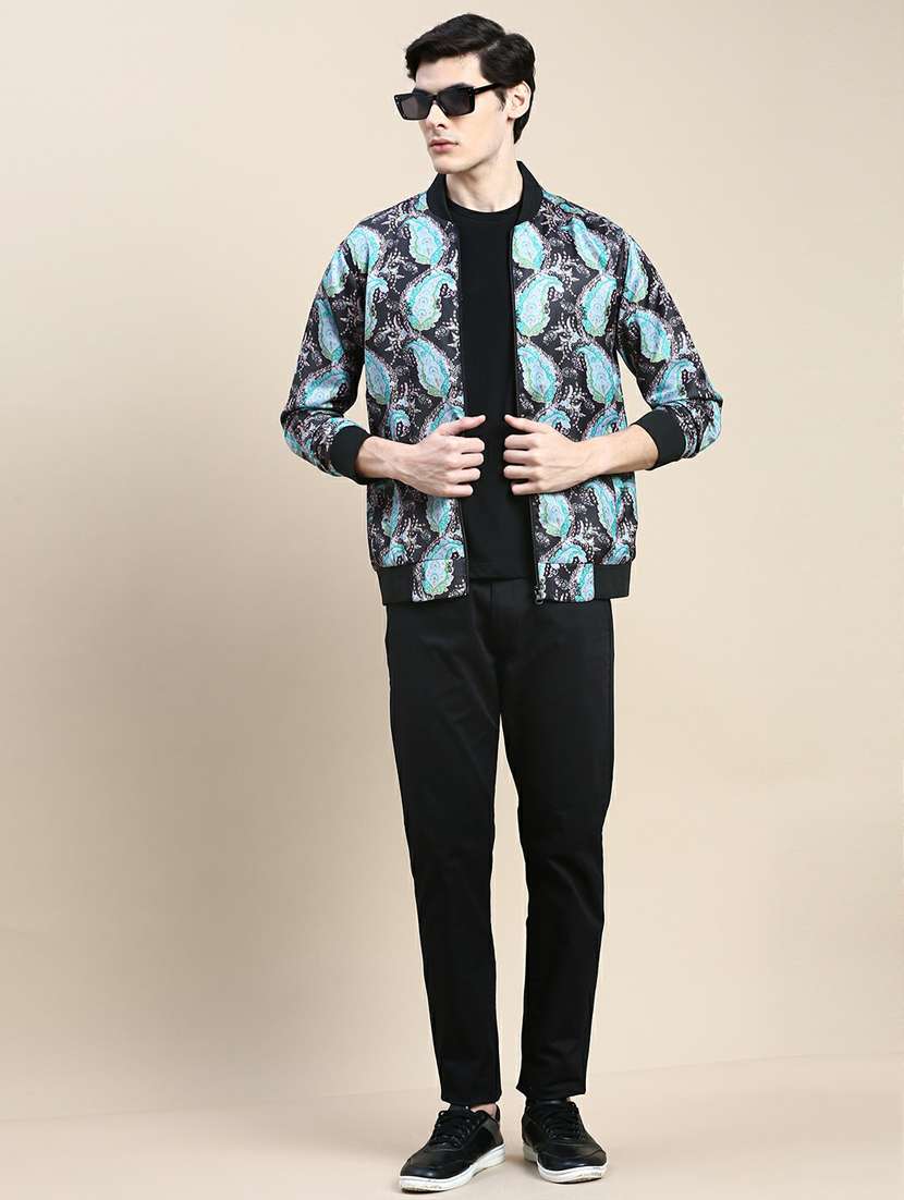 men paisley print bomber jacket - 20245368 -  Standard Image - 3