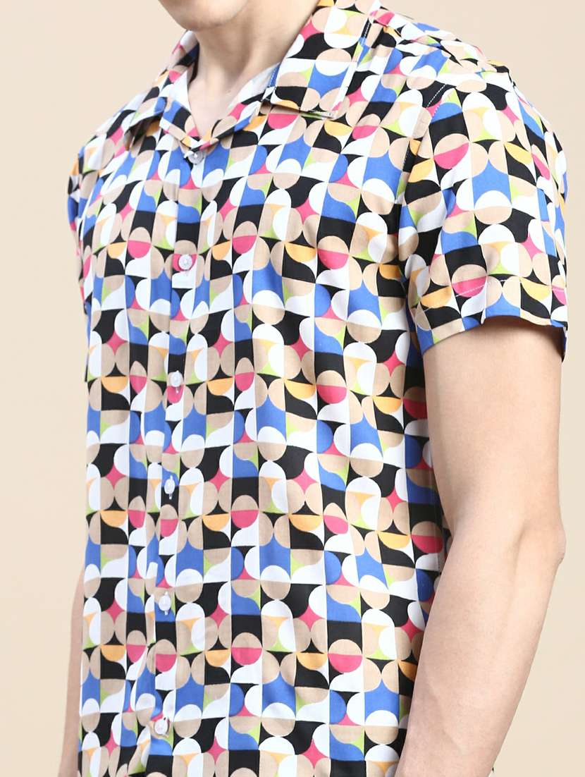 men shirt collar co-ord sets - 20245464 - Standard Image - 5