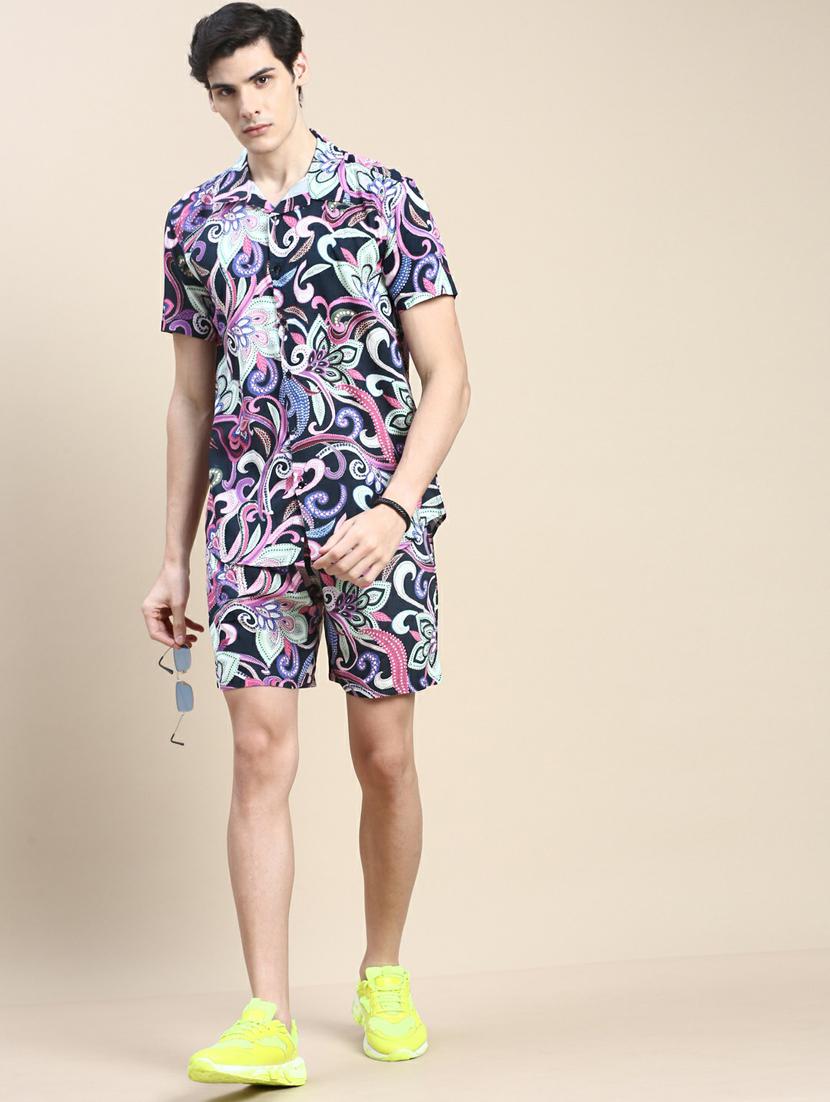 men shirt collar co-ord sets - 20245476 - Standard Image - 3