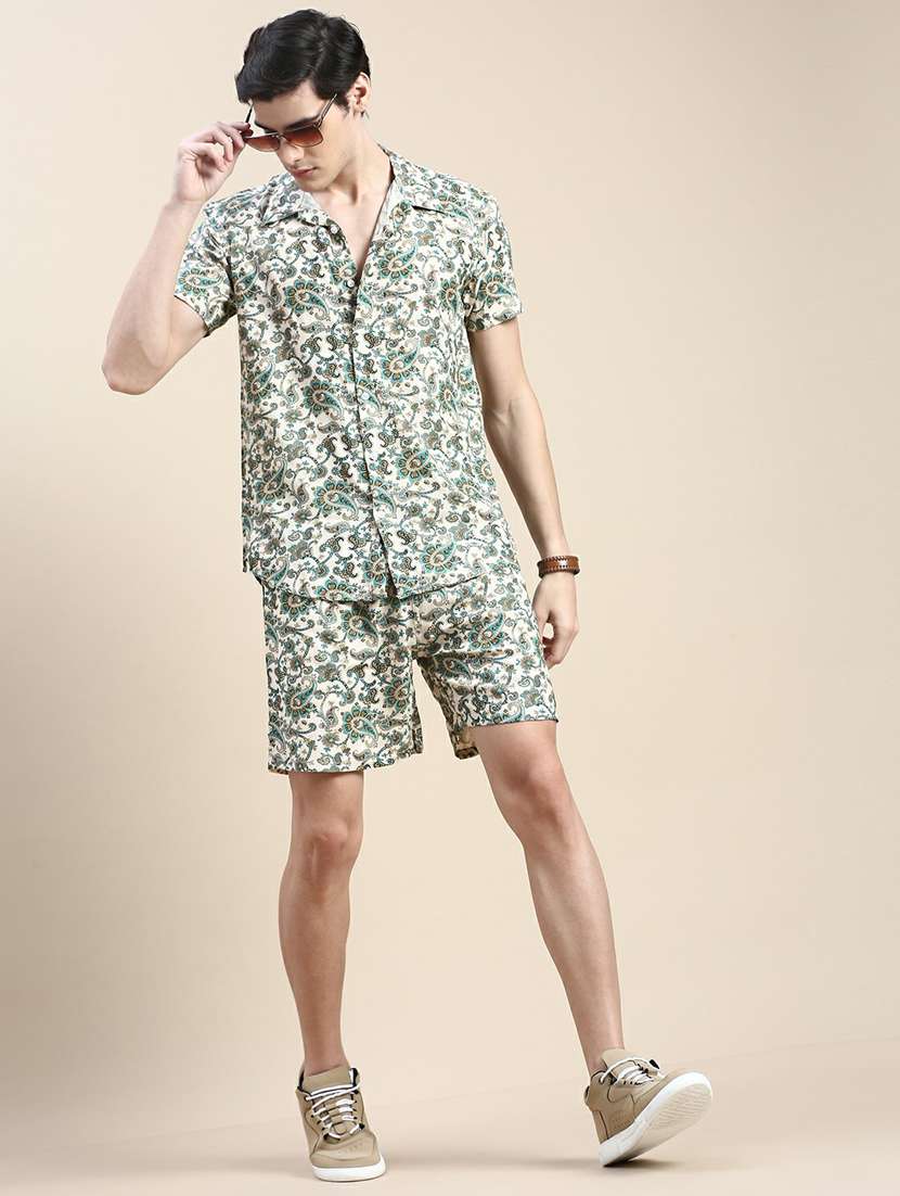 men shirt collar co-ord sets - 20245483 -  Standard Image - 3