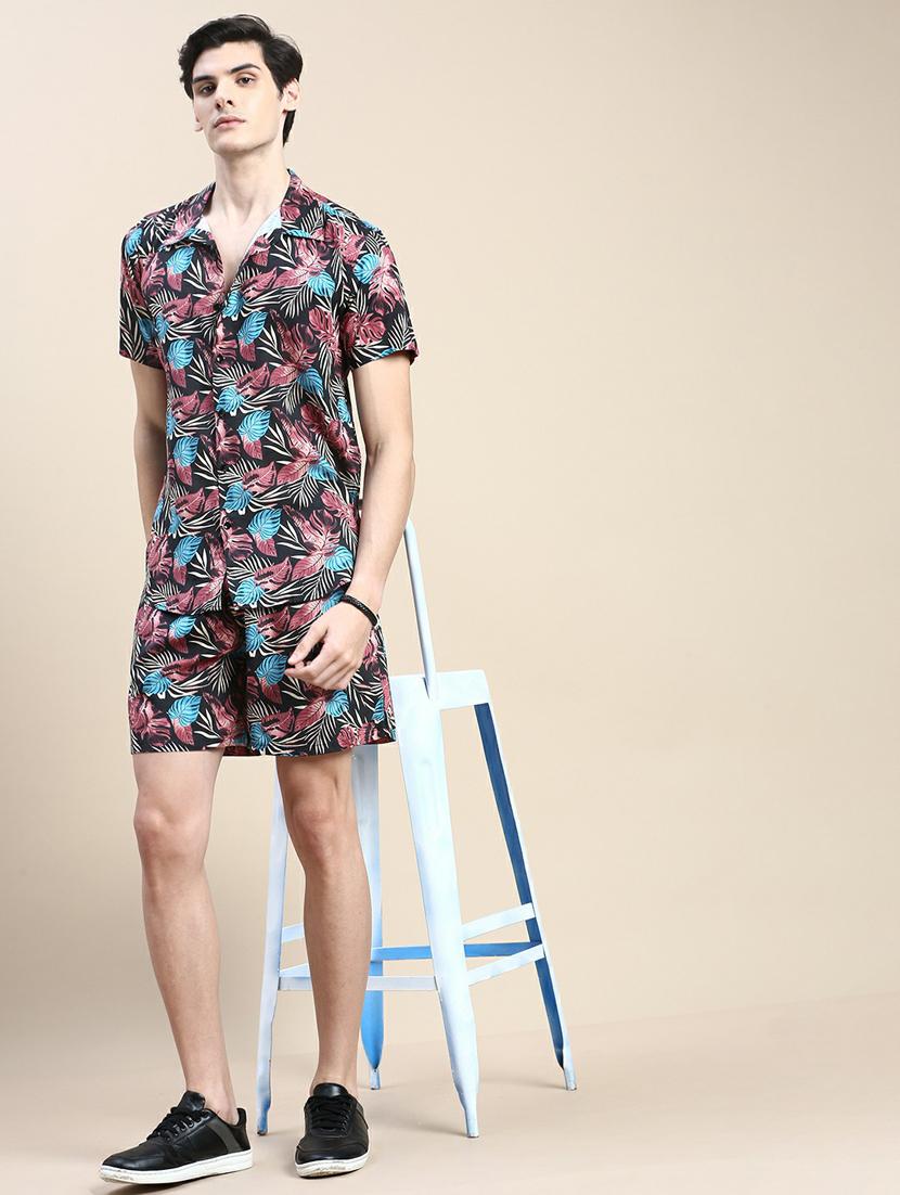 men shirt collar co-ord sets - 20245492 - Standard Image - 3