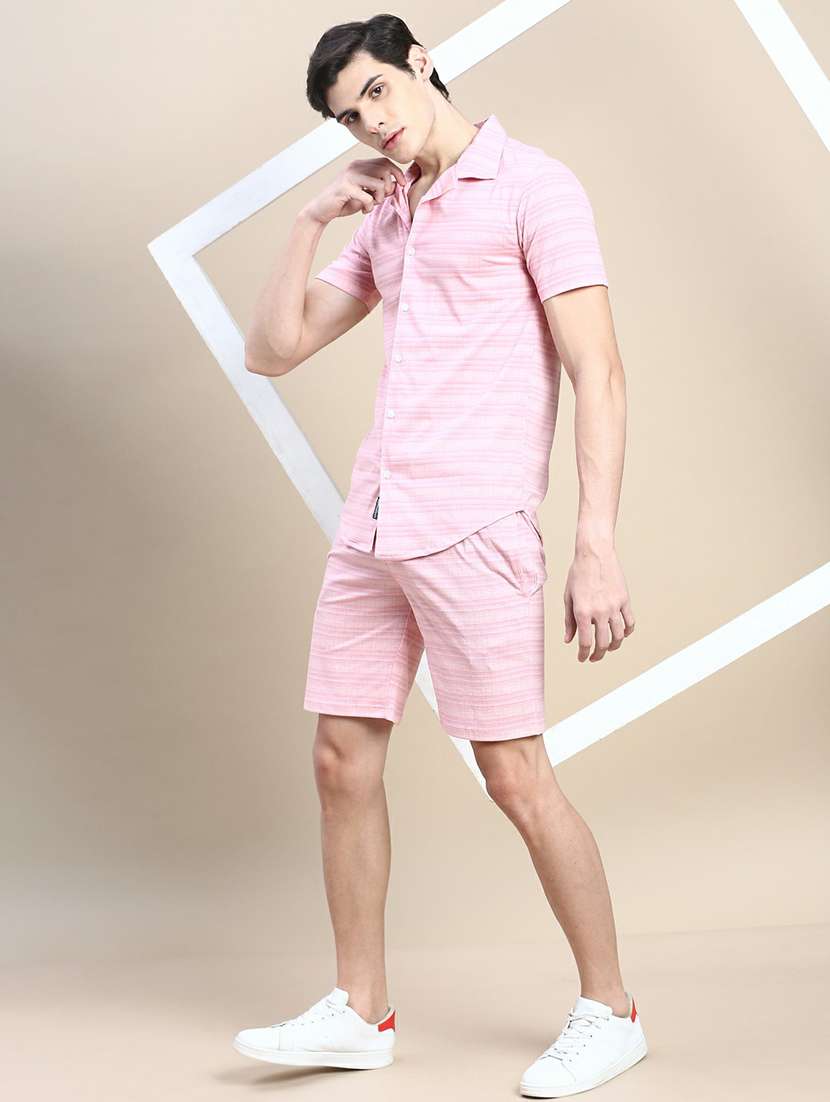 men shirt collar co-ord sets - 20245502 - Standard Image - 3