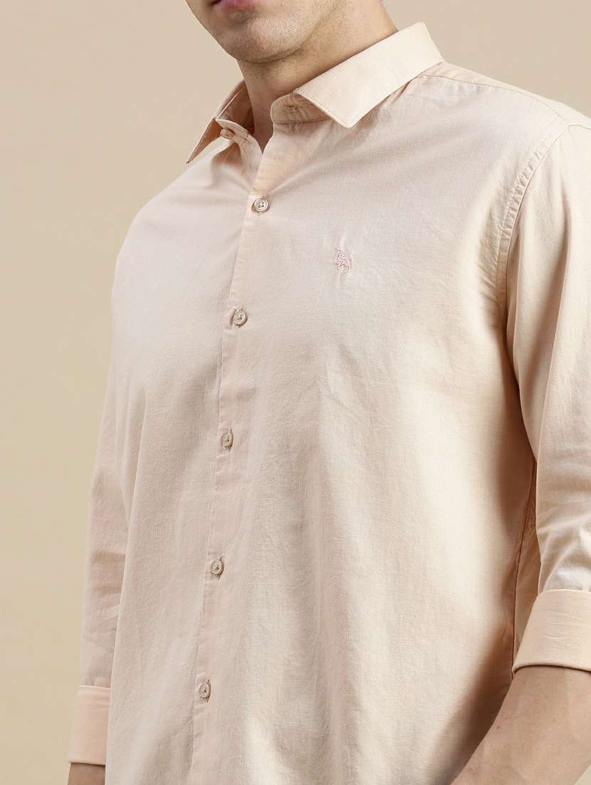 mens solid casual shirt - 20245560 -  Standard Image - 5