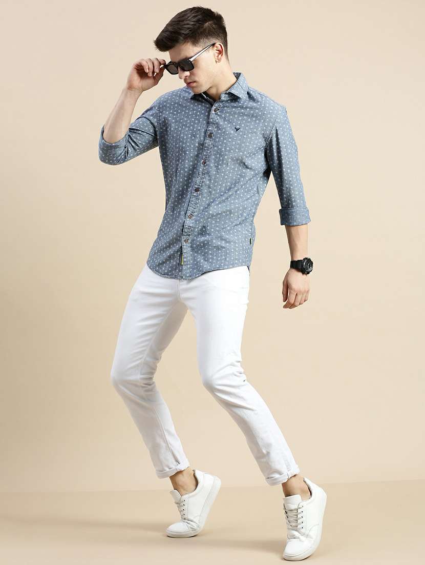 mens florals casual shirt - 20245565 -  Standard Image - 3