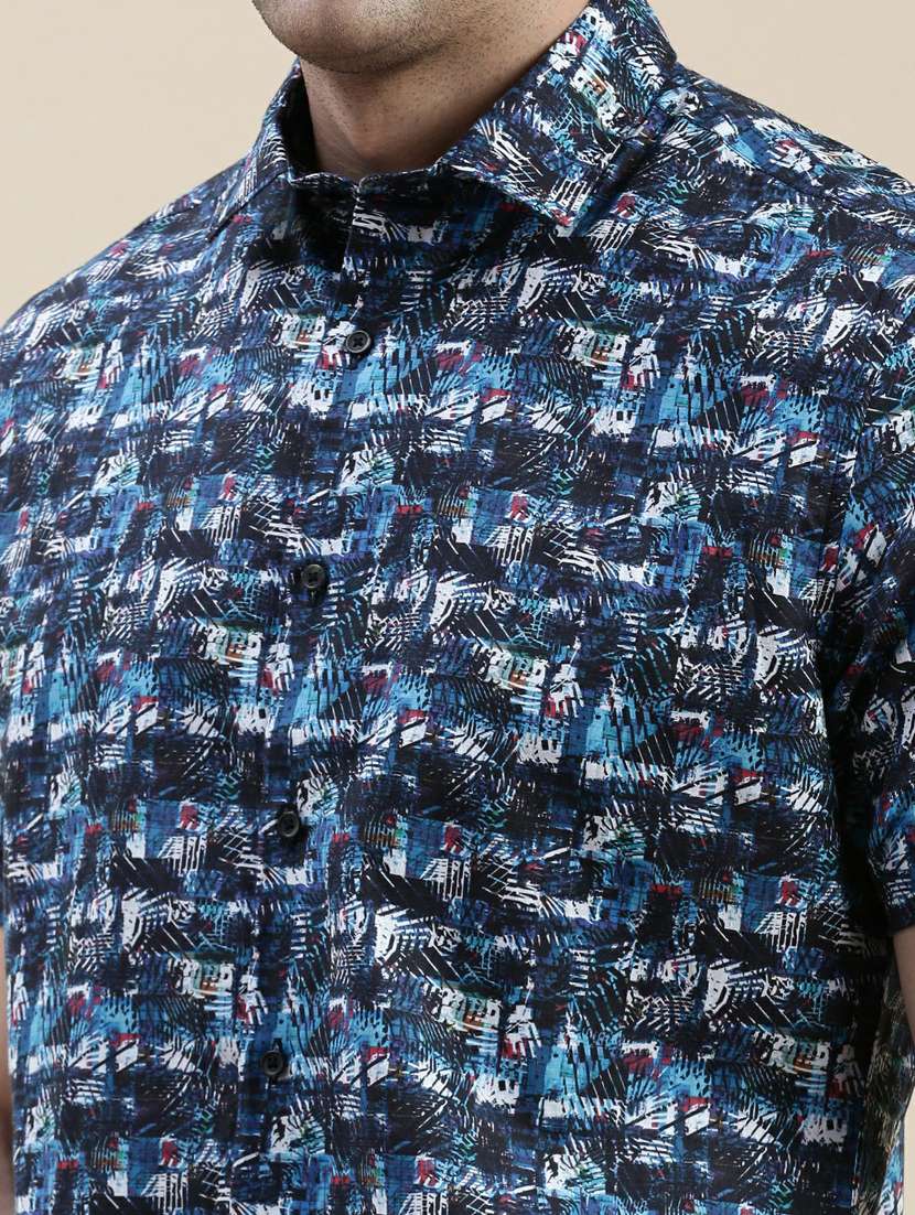 mens printed casual shirt - 20245593 -  Standard Image - 5