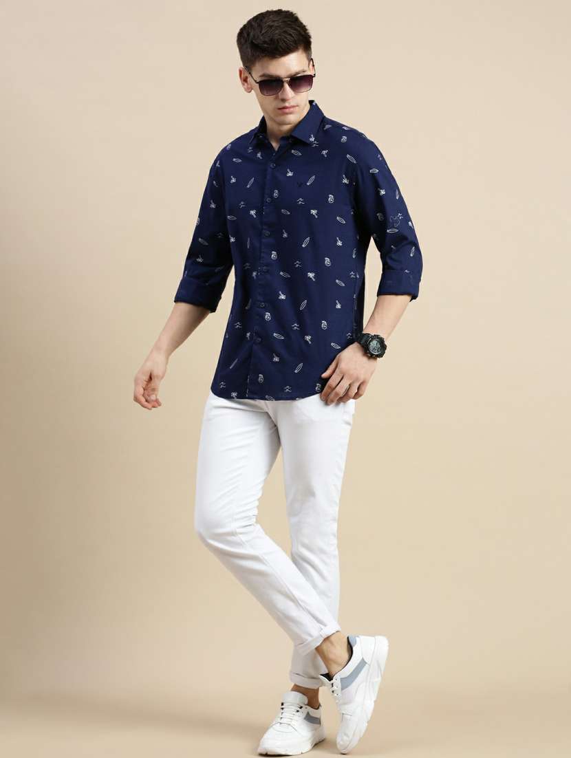 mens graphic casual shirt - 20245686 -  Standard Image - 3