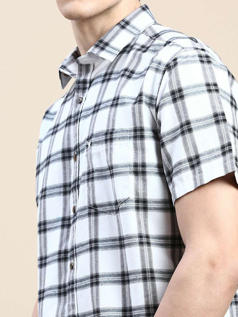 mens checks casual shirt - 20245704 -  Standard Image - 5