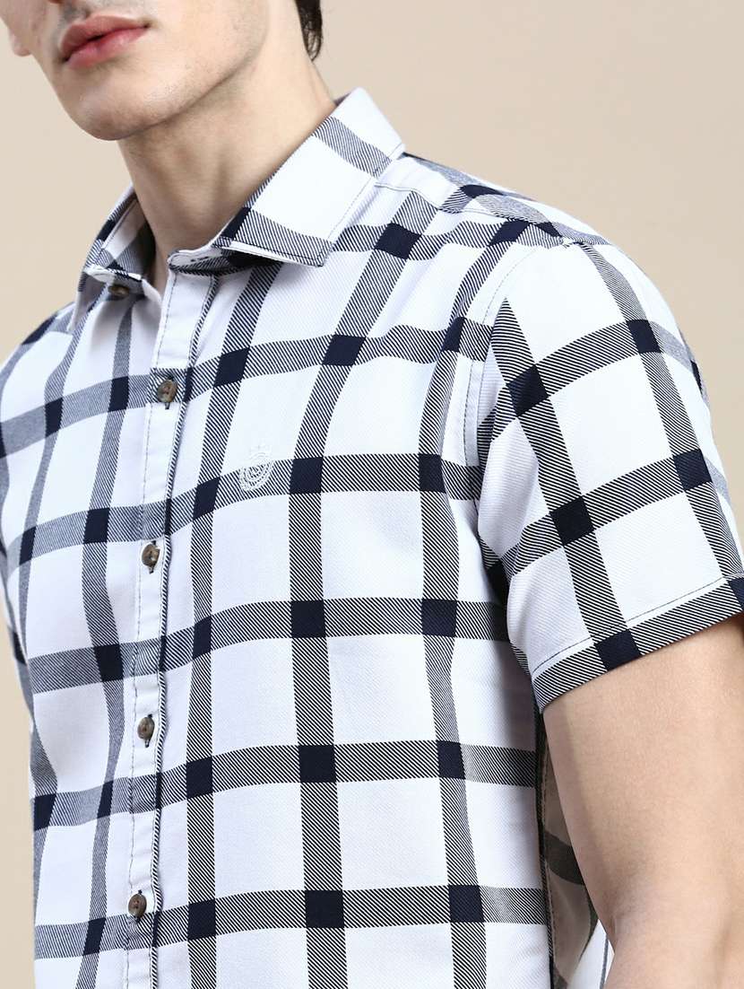 mens checks casual shirt - 20245736 - Standard Image - 5