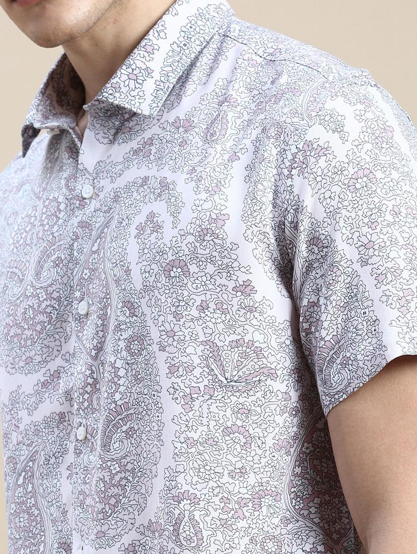 mens florals casual shirt - 20245744 - Standard Image - 5