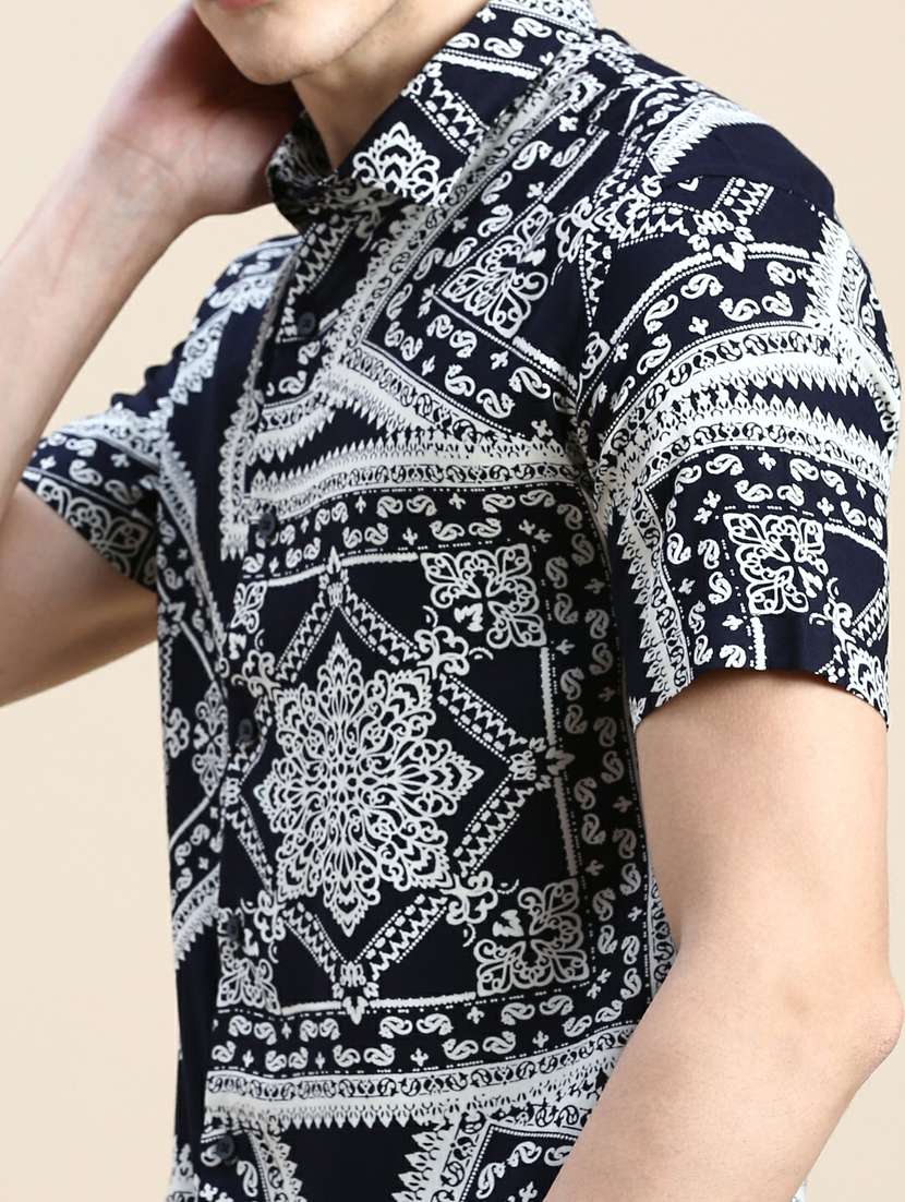 mens florals casual shirt - 20245783 -  Standard Image - 5