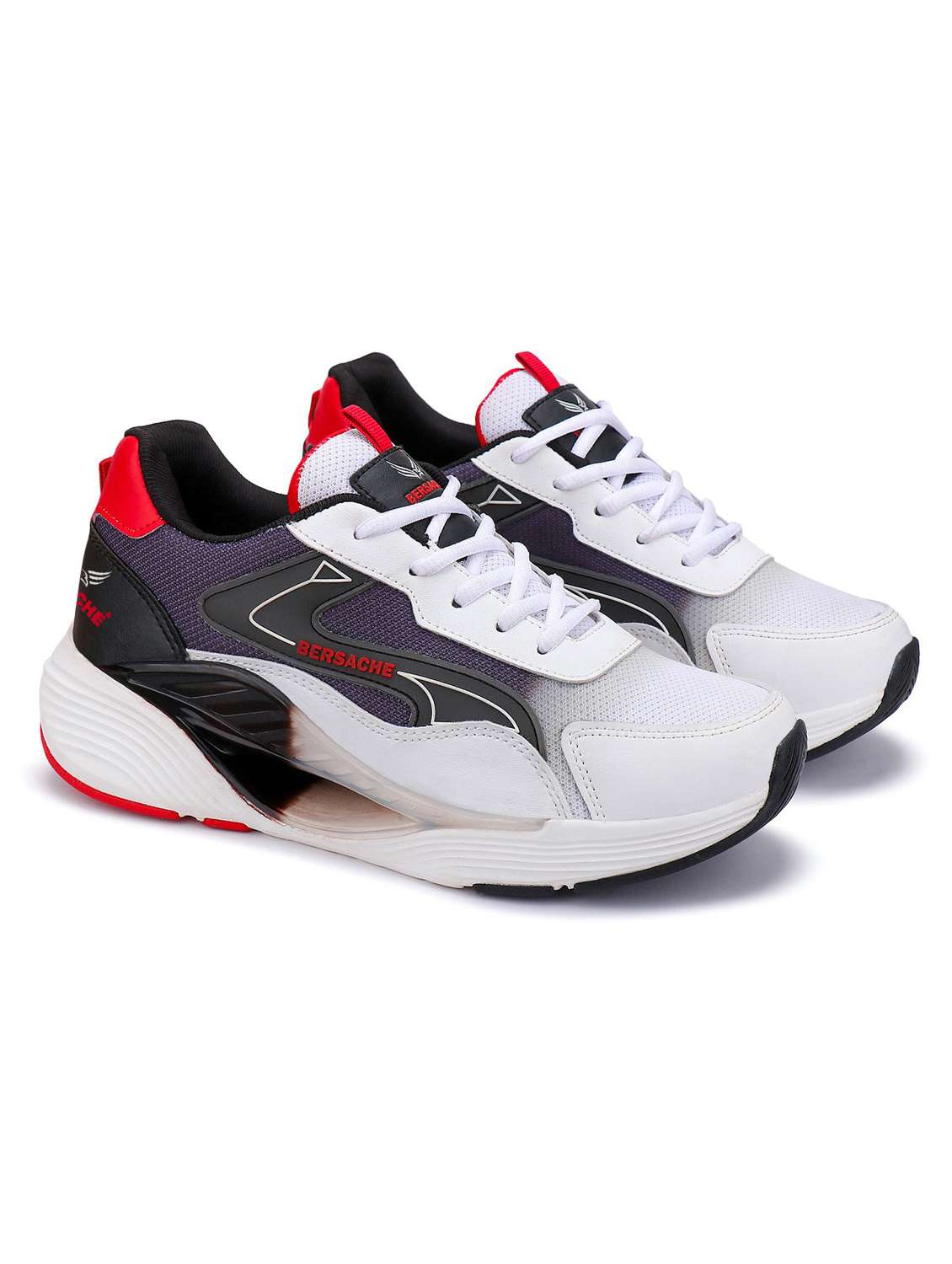 men multi colored lace-up sport shoe - 20246953 -  Zoom Image - 0