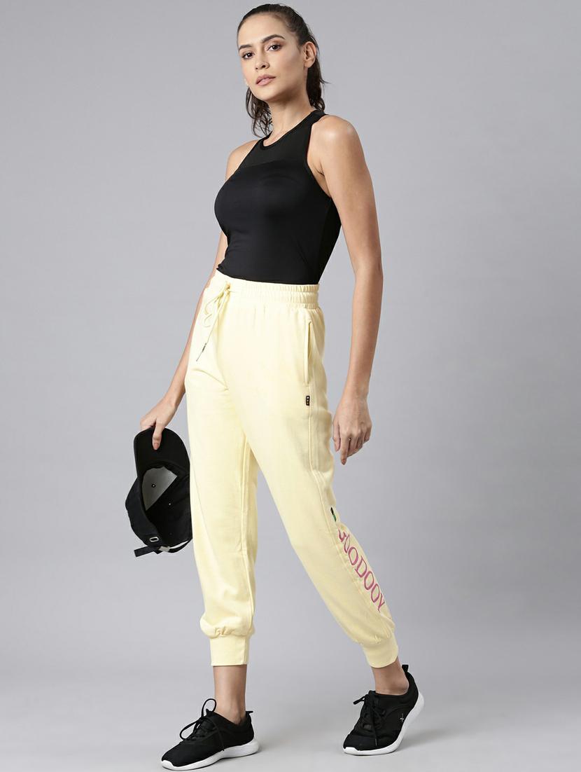 lemon sherbet cotton jogger - 20249389 - Standard Image - 3
