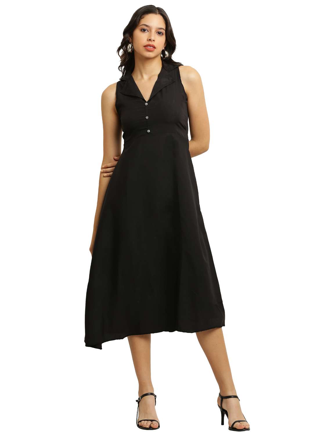 women's solid dress - 20249560 - Zoom Image - 0