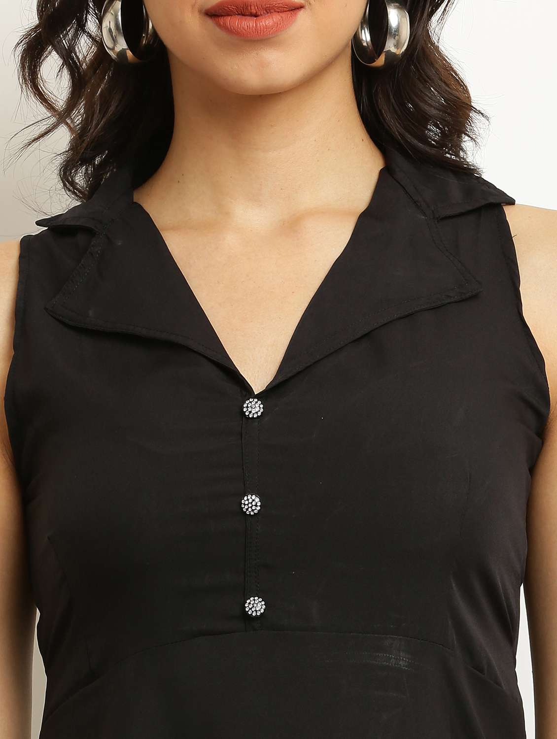 women's solid dress - 20249560 - Standard Image - 5