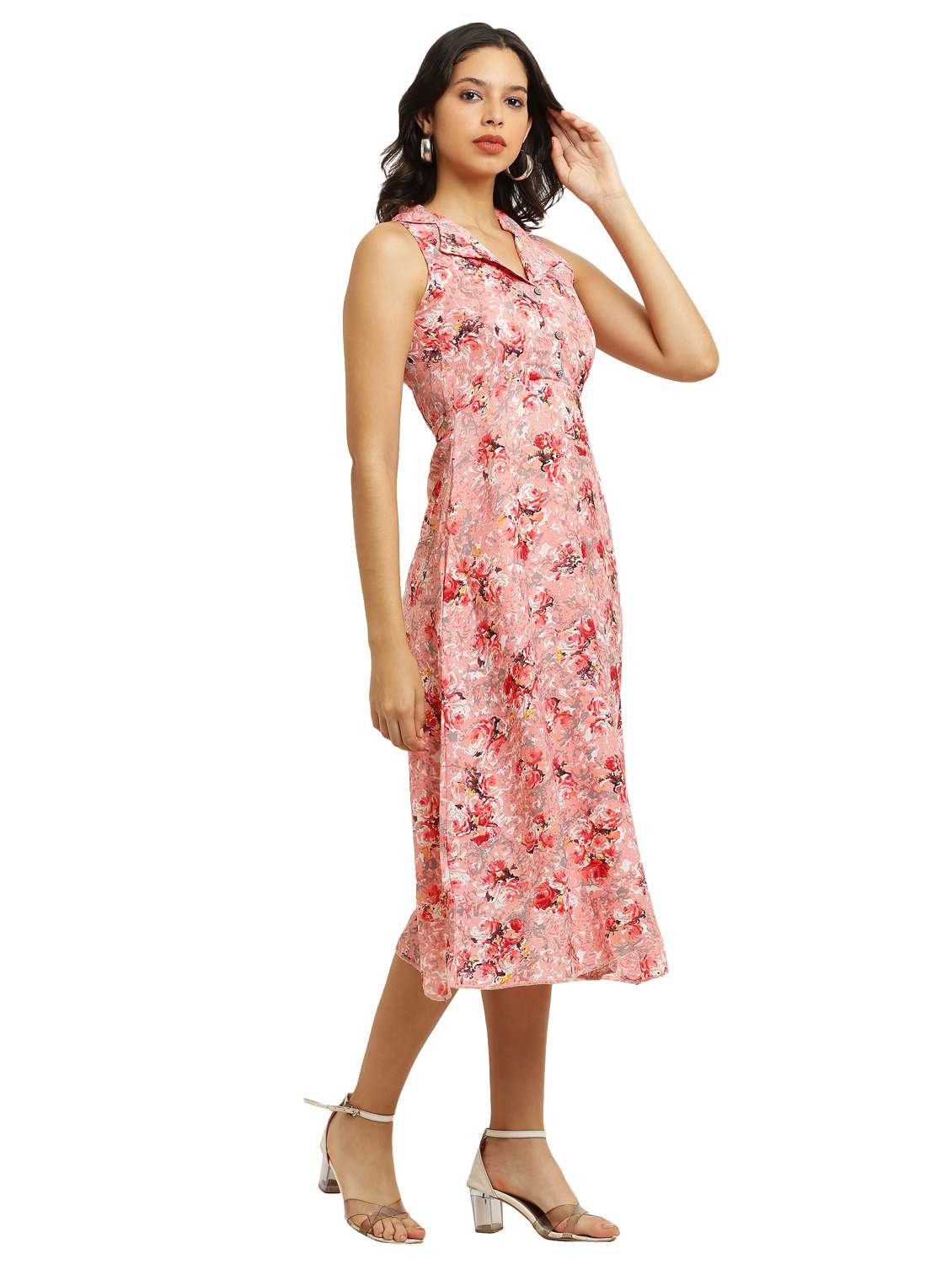 women's floral dress - 20249564 - Standard Image - 3