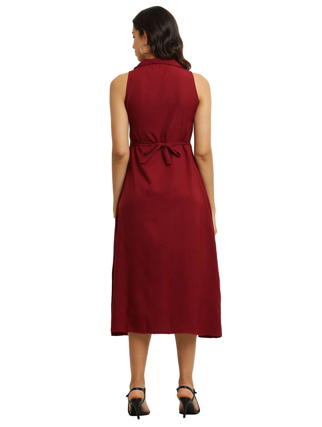 women's solid dress - 20249565 - Standard Image - 5