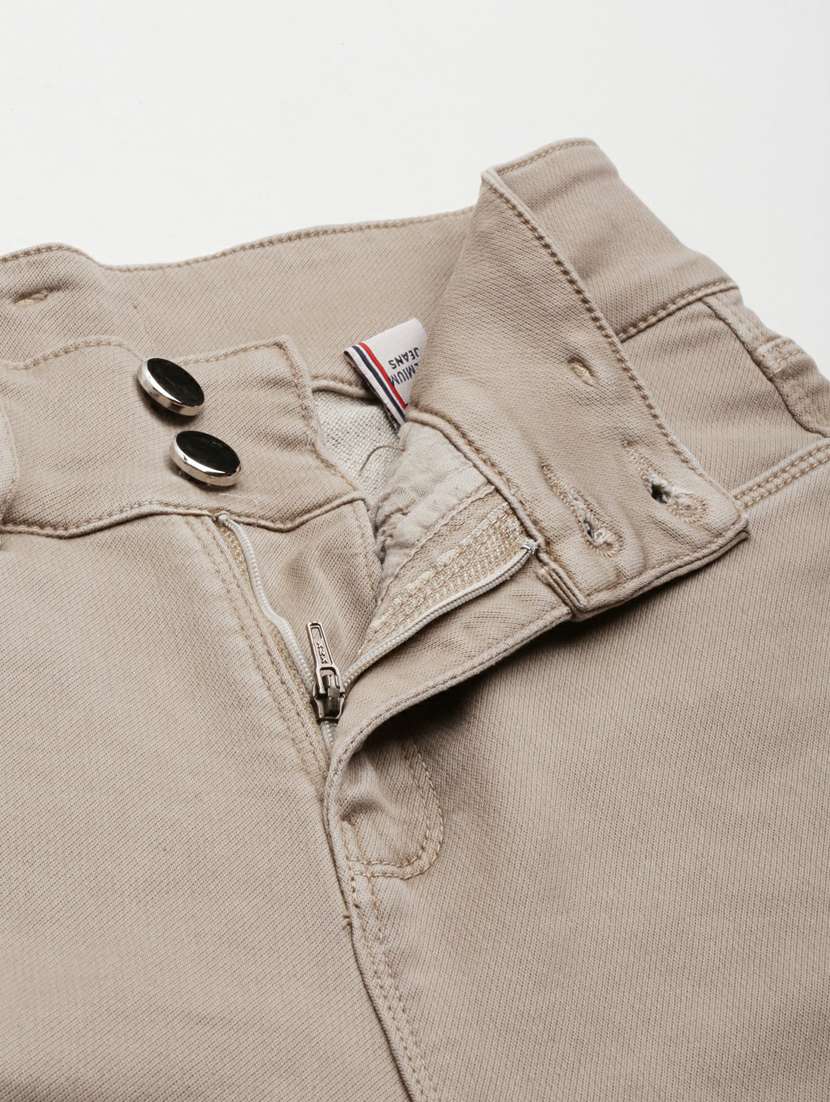 women's plain straight fit jeans - 20249572 -  Standard Image - 5