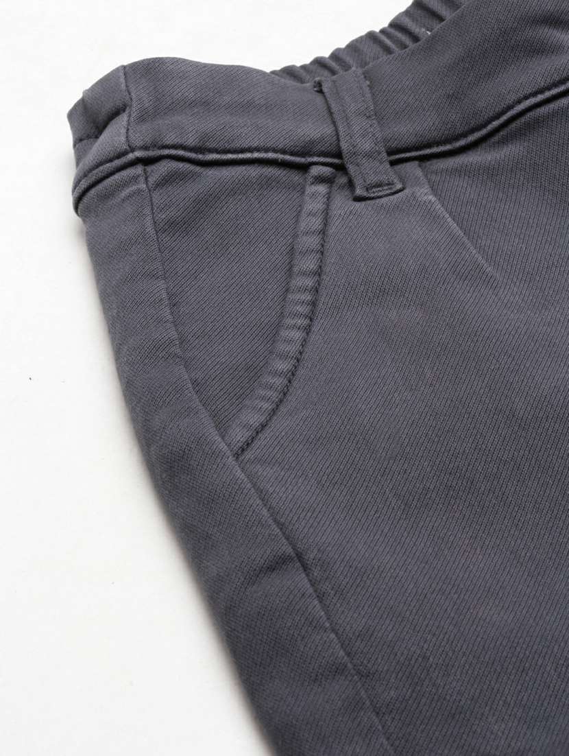 women grey plain jogger fit jeans - 20249582 -  Standard Image - 5