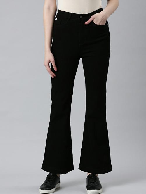women's plain bootcut jeans - 20249591 - Standard Image - 0