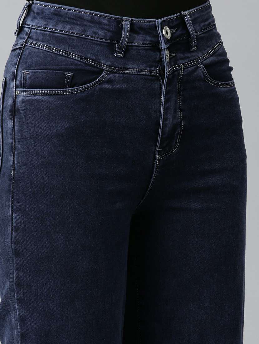 women's plain straight fit jeans - 20249604 -  Standard Image - 8