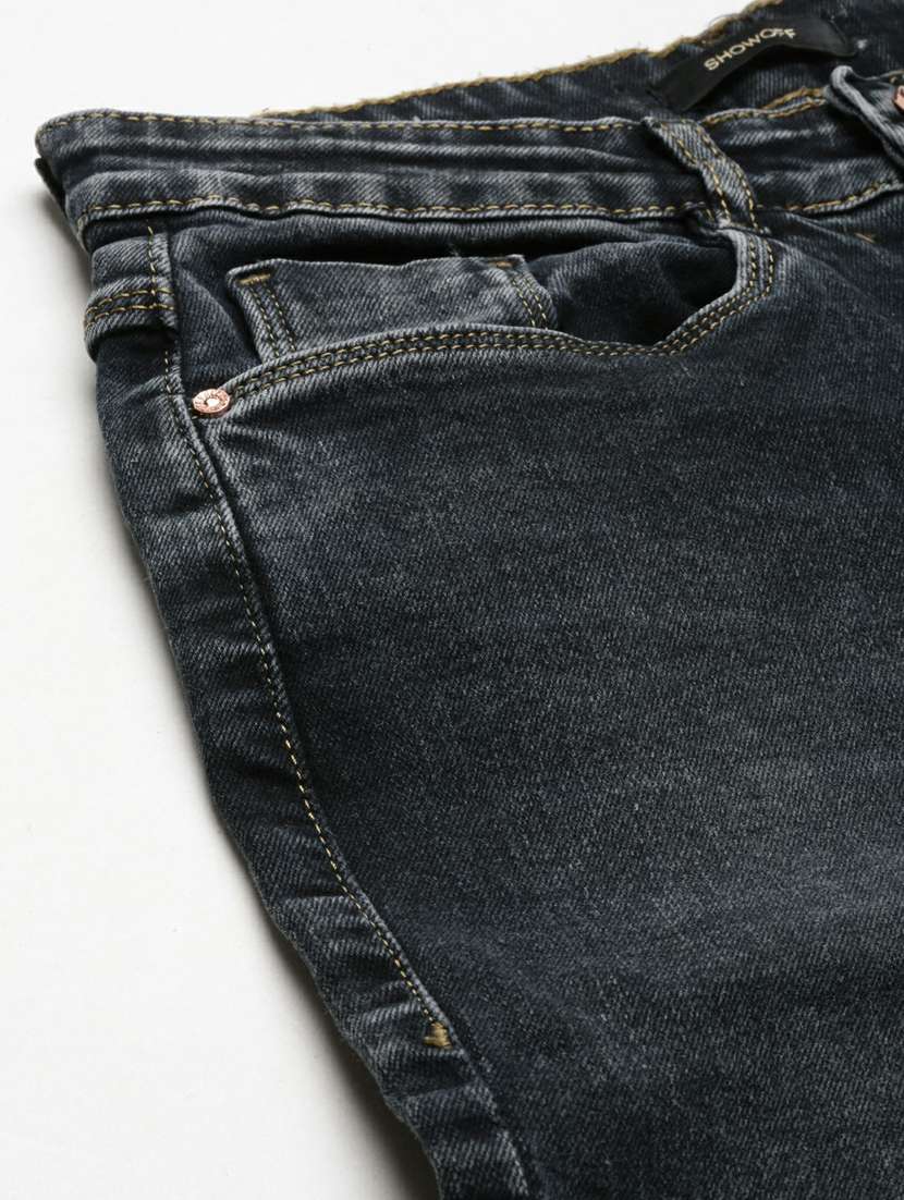 women's plain straight fit jeans - 20249618 - Standard Image - 5