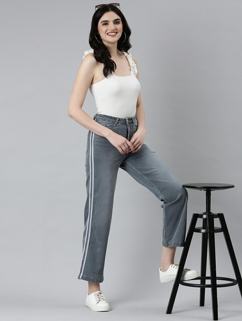 women's plain bootcut jeans - 20249651 - Standard Image - 3