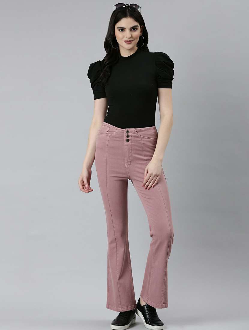 women's plain bootcut jeans - 20249653 -  Standard Image - 3