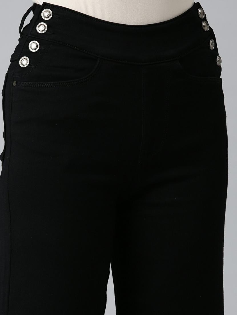 women's plain wide leg jeans - 20249664 - Standard Image - 8