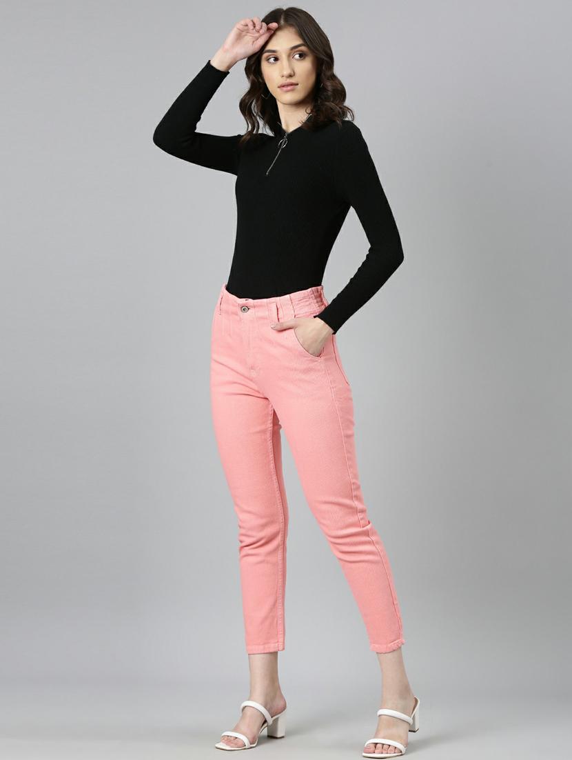 women's plain slim fit jeans - 20249666 - Standard Image - 3