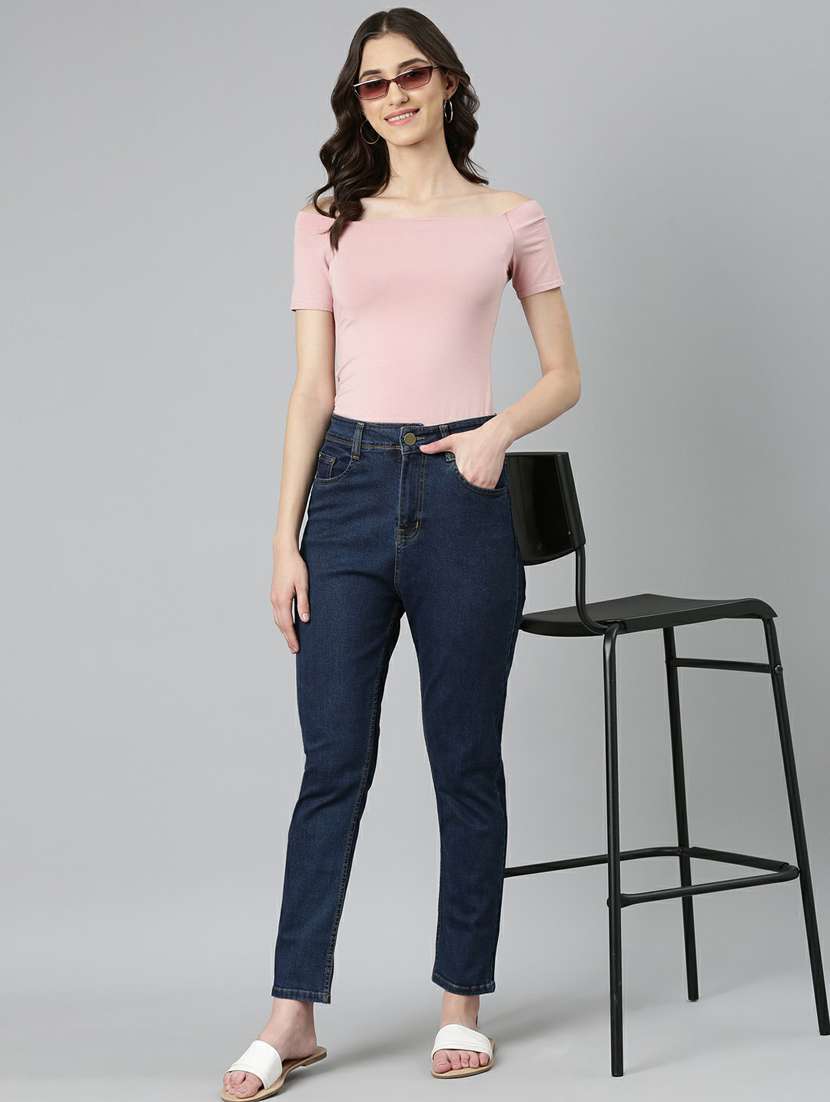 women's plain bootcut jeans - 20249697 - Standard Image - 3