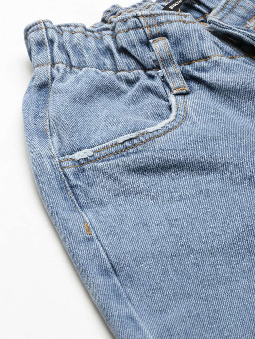 women's plain mom fit jeans - 20249706 -  Standard Image - 5