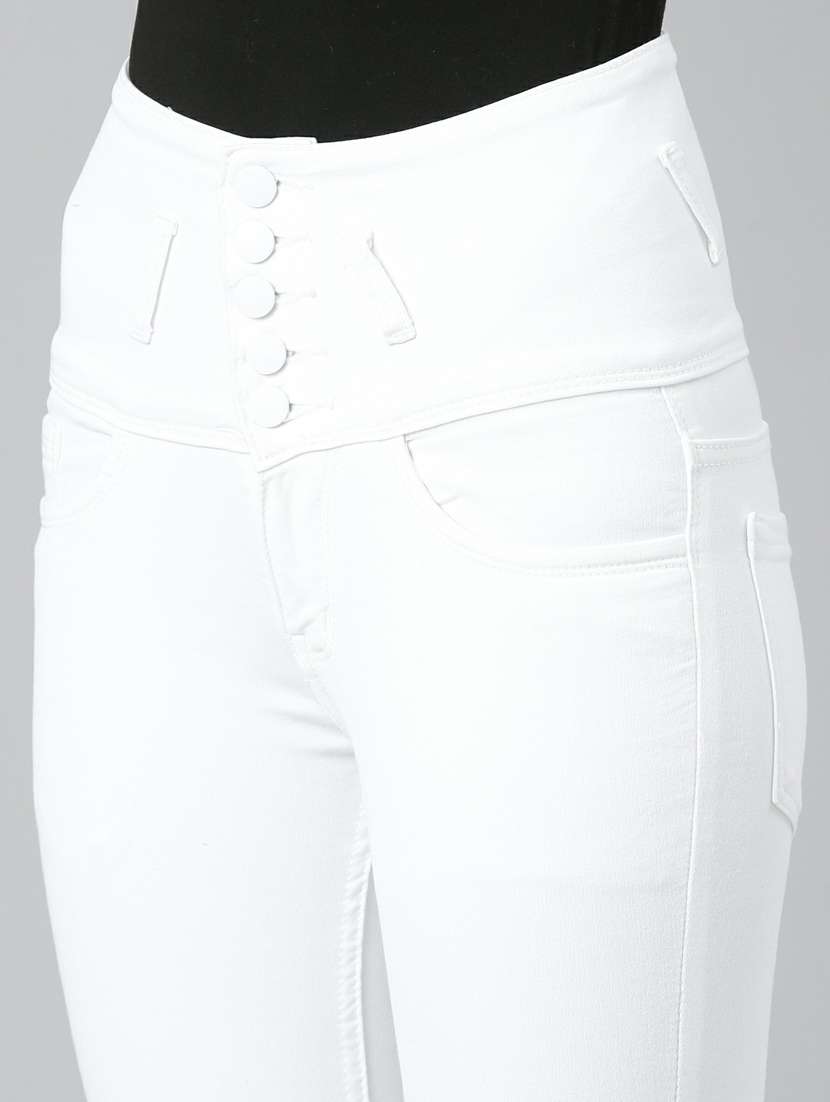 women's plain slim fit jeans - 20249708 -  Standard Image - 8