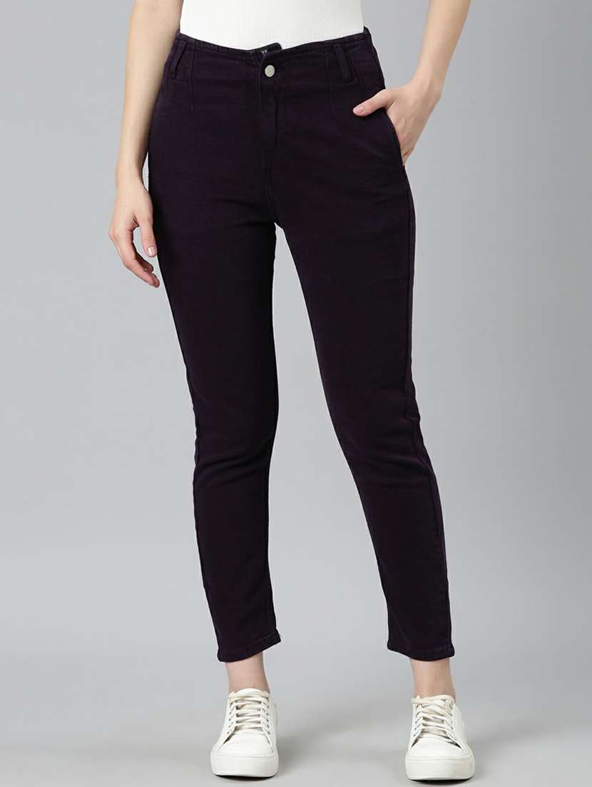women's plain slim fit jeans - 20249712 -  Zoom Image - 0