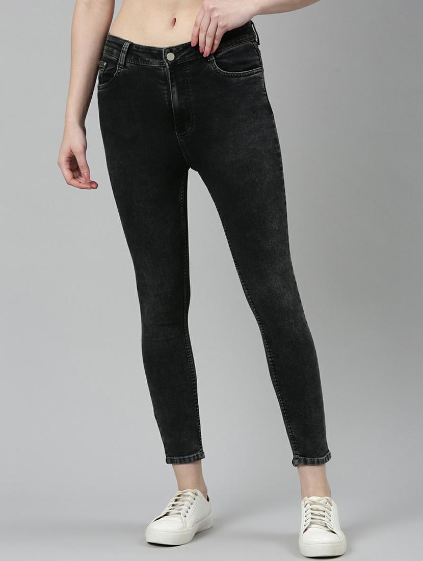 women's plain skinny fit jeans - 20249716 -  Zoom Image - 0