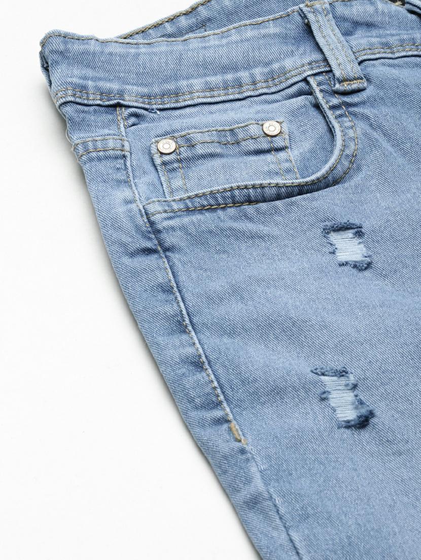 women's distress bootcut jeans - 20249727 - Standard Image - 5