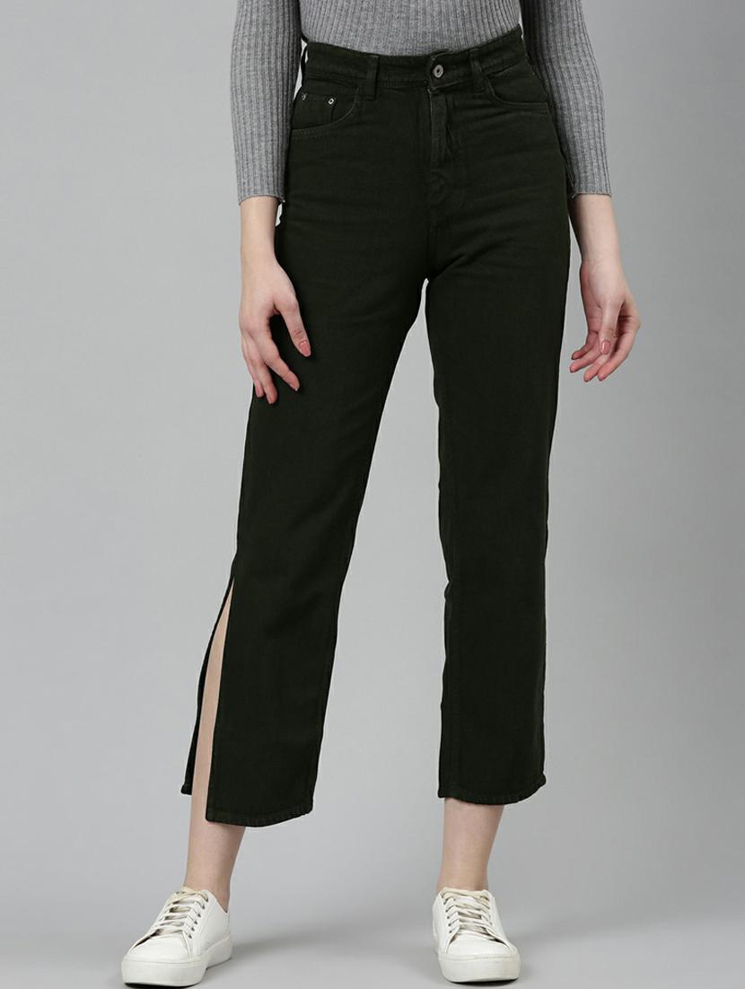 women's plain straight fit jeans - 20249738 - Zoom Image - 0
