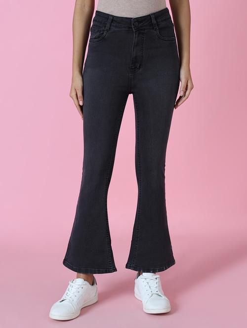 women's plain bootcut jeans - 20249745 - Standard Image - 0