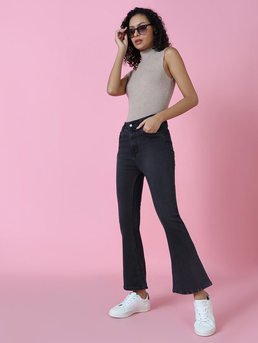 women's plain bootcut jeans - 20249745 - Standard Image - 5