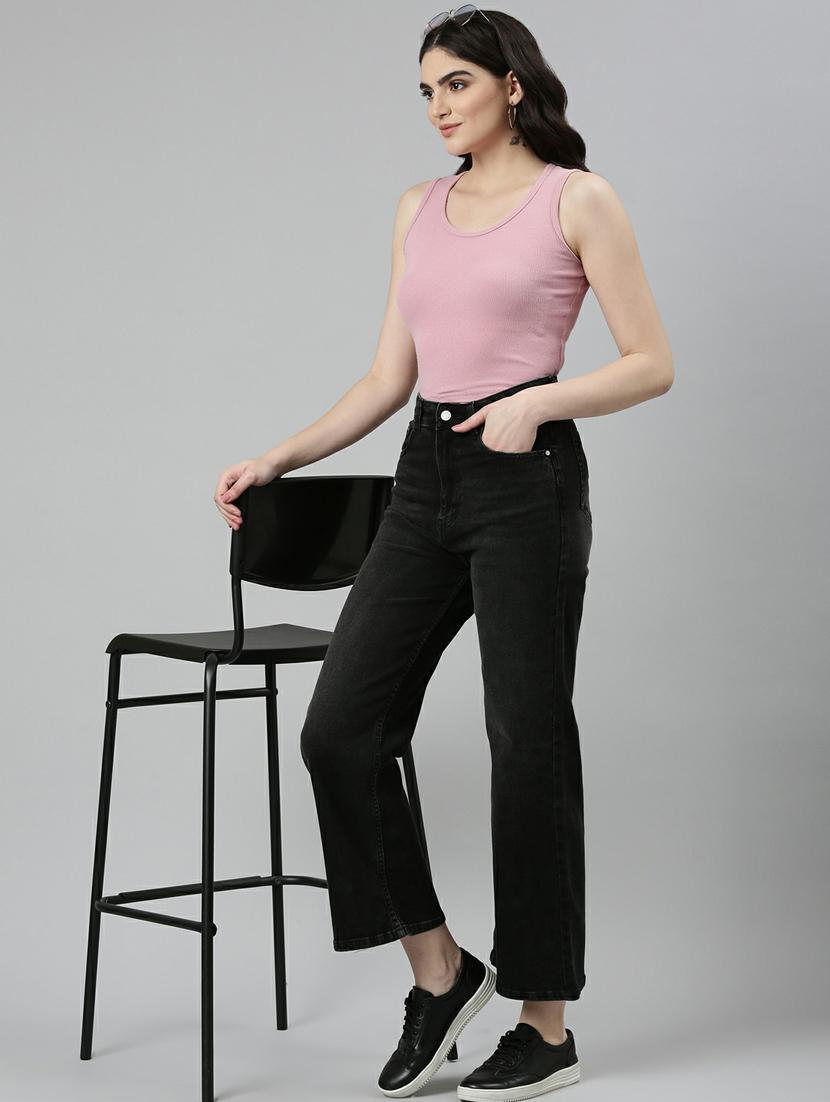 women's plain bootcut jeans - 20249768 - Standard Image - 3