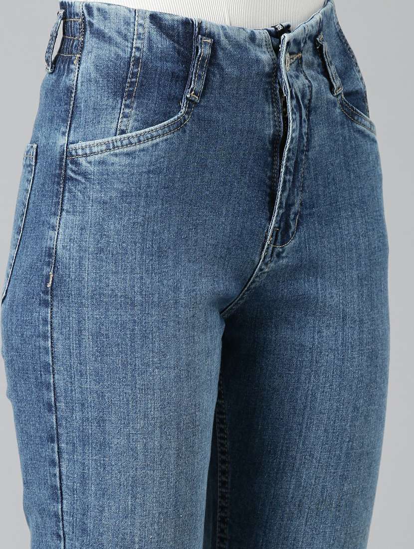 women's plain slim fit jeans - 20249780 -  Standard Image - 8