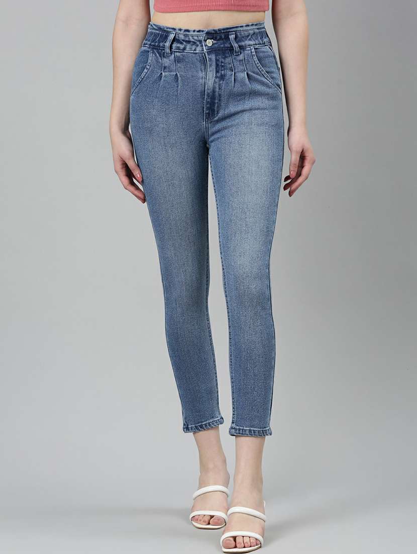 women's plain slim fit jeans - 20249786 - Zoom Image - 0