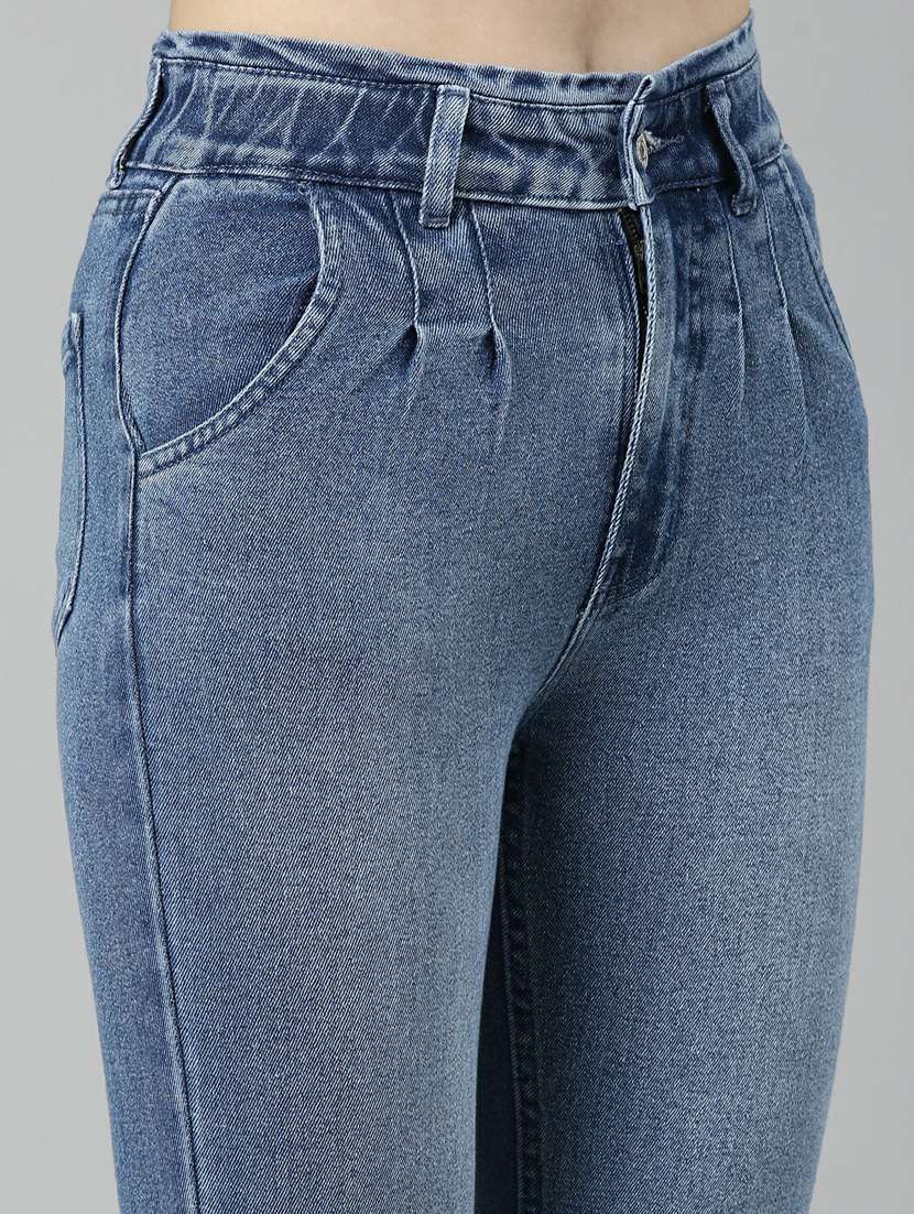 women's plain slim fit jeans - 20249786 - Standard Image - 8