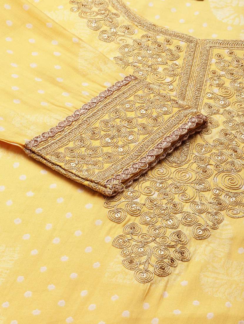 women polka dots kurta palazzo set with dupatta - 20251285 -  Standard Image - 8